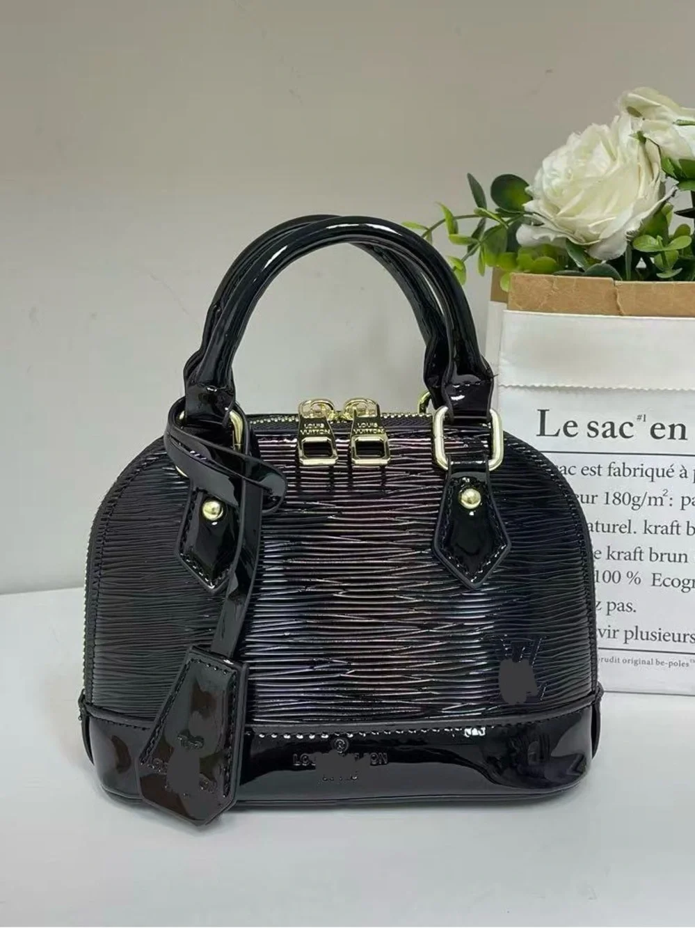 New women’s black fashion MINI handbag